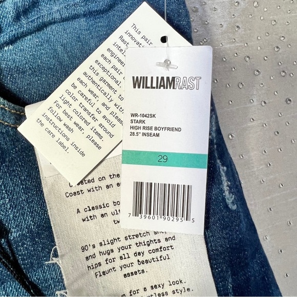 William Rast Slouchy Boyfriend Jeans Size 29 NWT - Picture 5 of 6